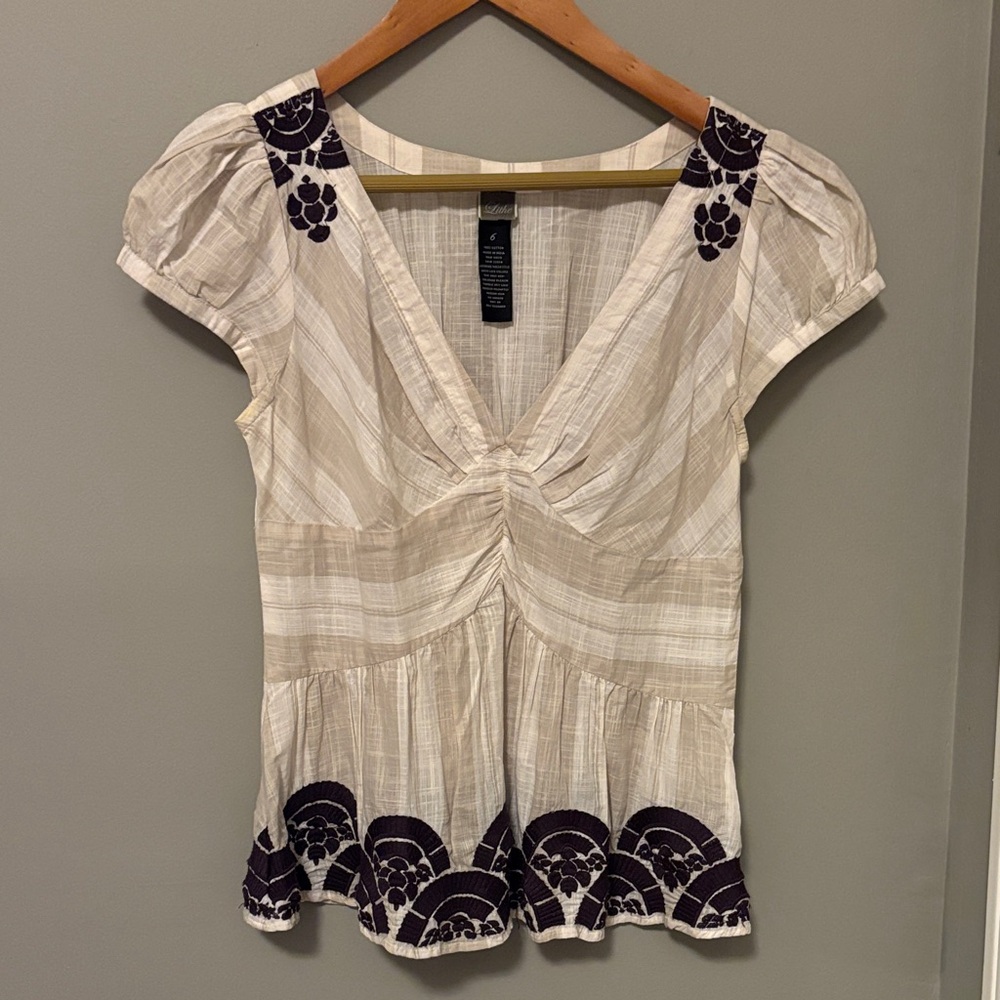 Anthropologie Lithe top
